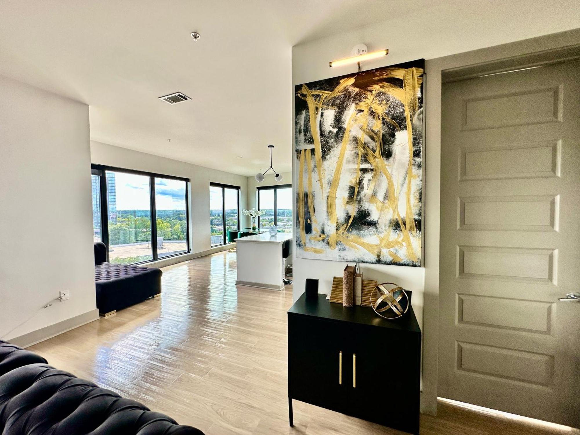Modern Luxury At The Interlock Leilighet Atlanta Eksteriør bilde