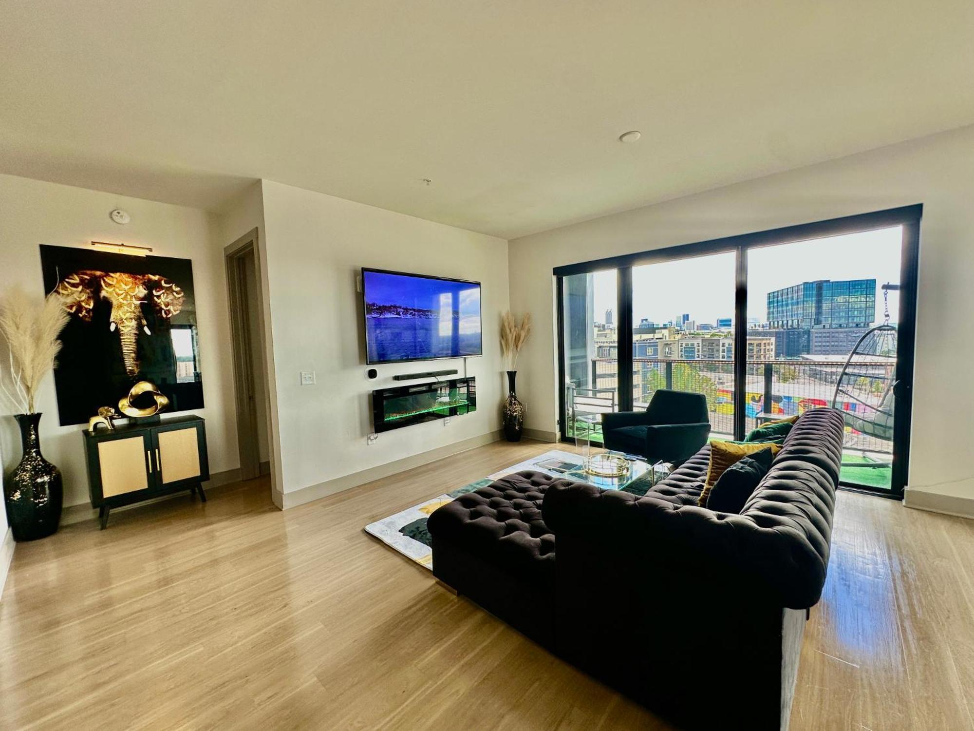 Modern Luxury At The Interlock Leilighet Atlanta Eksteriør bilde